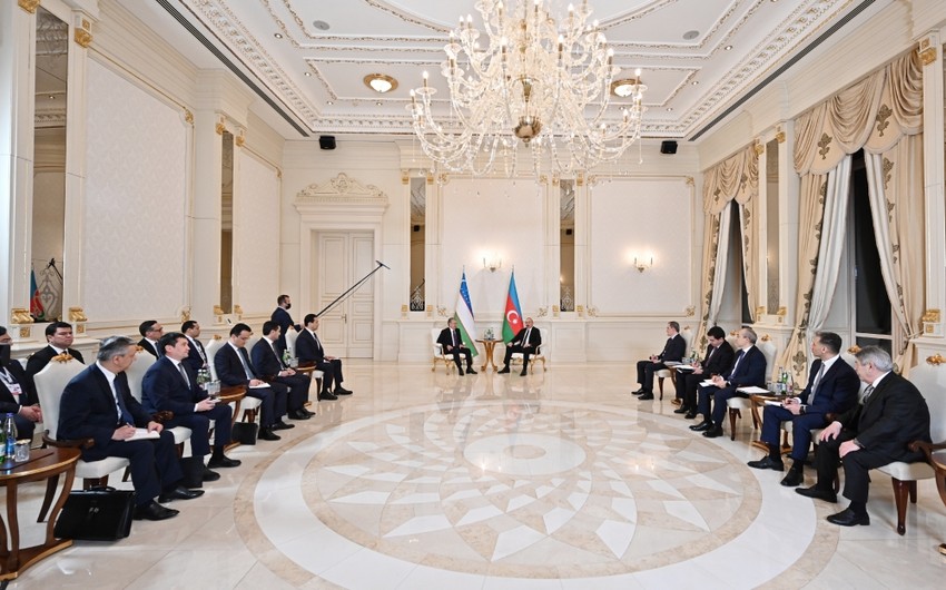 Şavkat Mirziyoyev: SOCAR-la böyük layihə hazırlayırıq