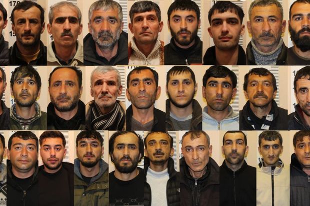 Polis Lənkəranda 20 nəfəri saxladı - FOTO