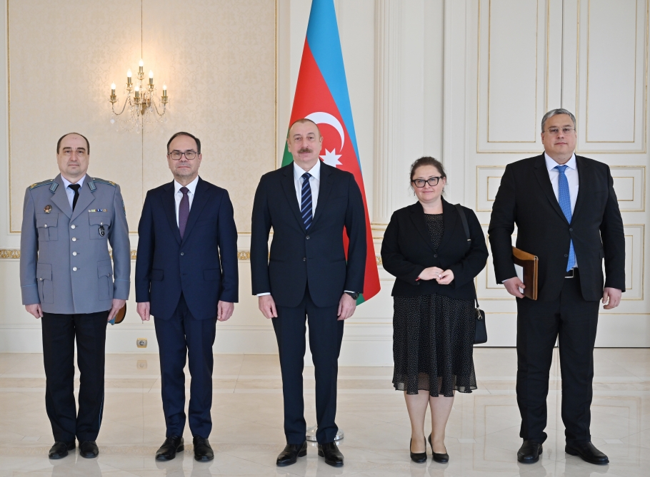 Prezident səfirin etimadnaməsini qəbul edib - FOTOLAR