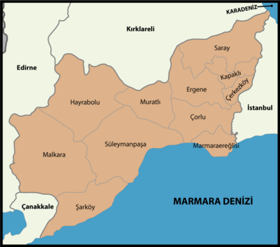 Mərmərə-Trakiya bölgəsi SİLKƏLƏNDİ