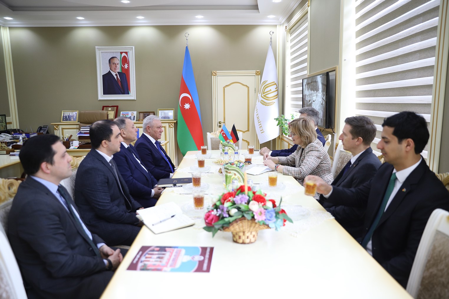 Almaniya səfiri Gəncə Dövlət Universitetində olub - FOTOLAR