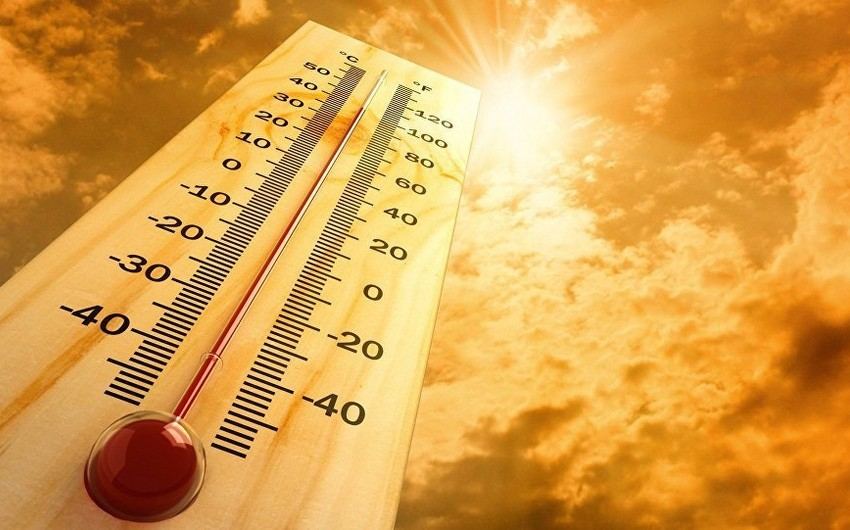 Dünən temperatur normadan 9 dərəcə yüksək olub