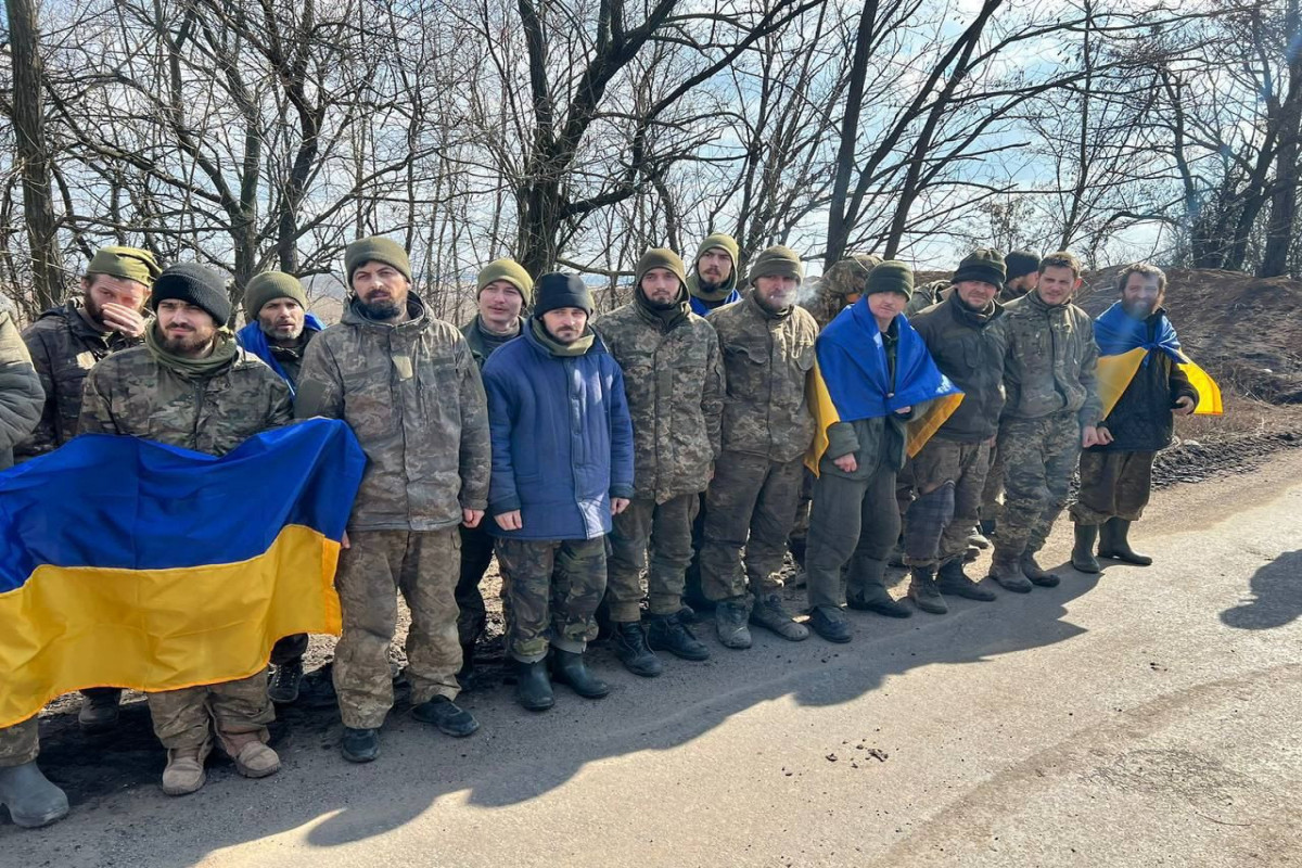Daha 130 ukraynalı hərbçi əsirlikdən azad edildi 