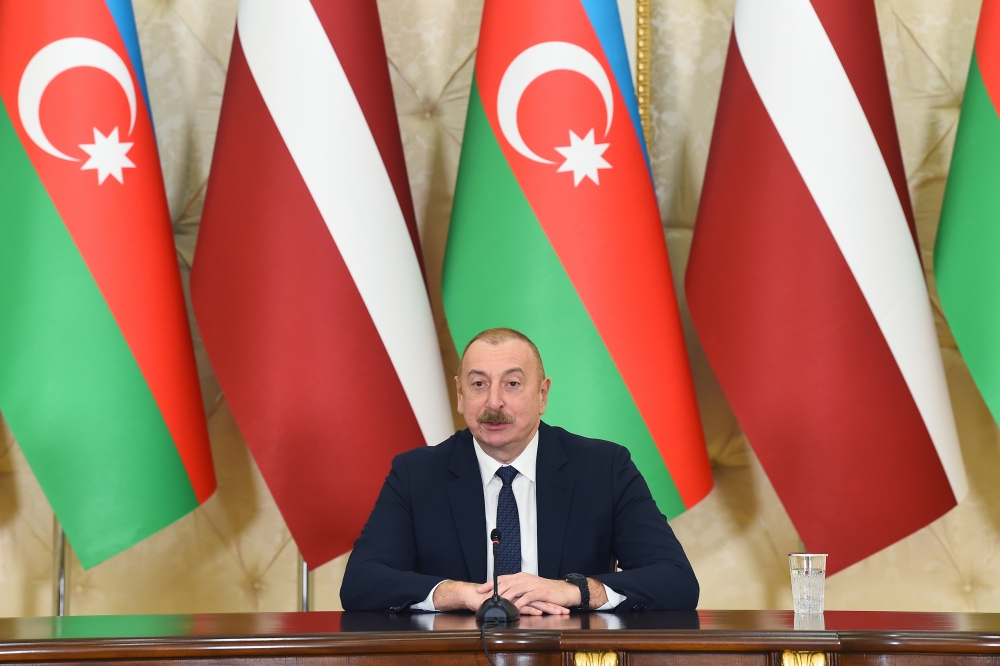 Latviya və Azərbaycan strateji tərəfdaşlardır - İlham Əliyev