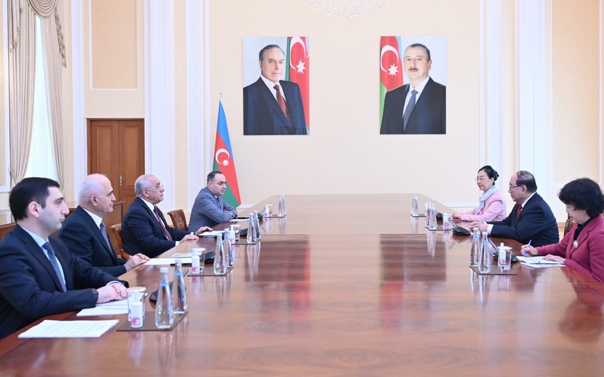 Əli Əsədov Çinin xüsusi nümayəndəsi ilə görüşüb