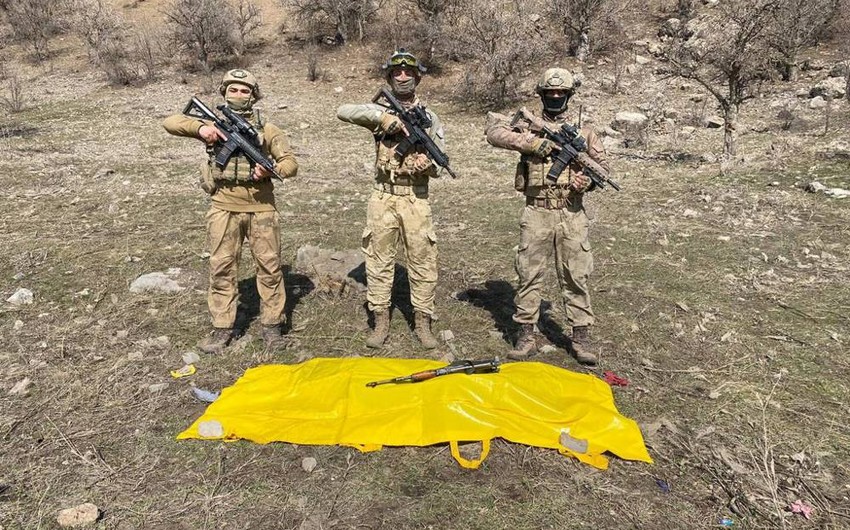 Türkiyənin axtardığı terrorçu məhv edildi