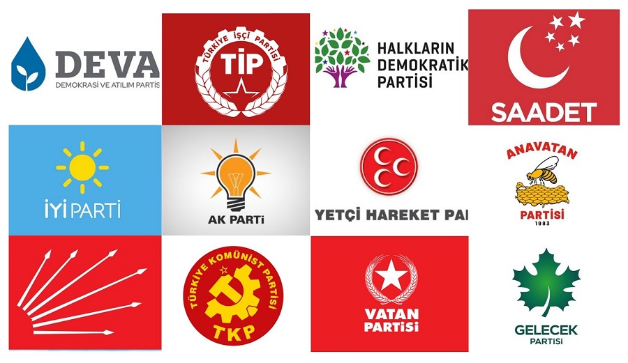 Türkiyədə seçkilərə 36 partiya buraxıldı - TAM SİYAHI