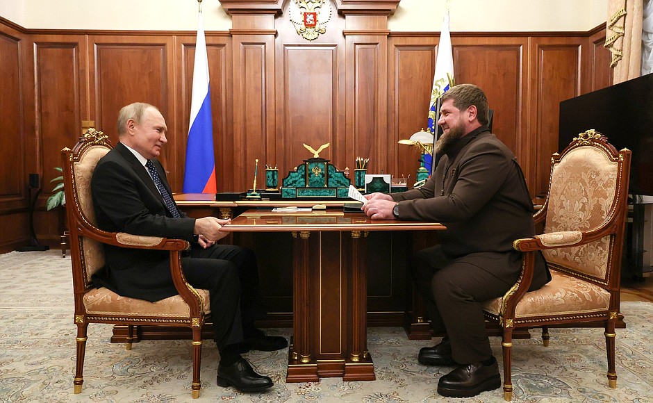 Putin Kadırovla görüşdü