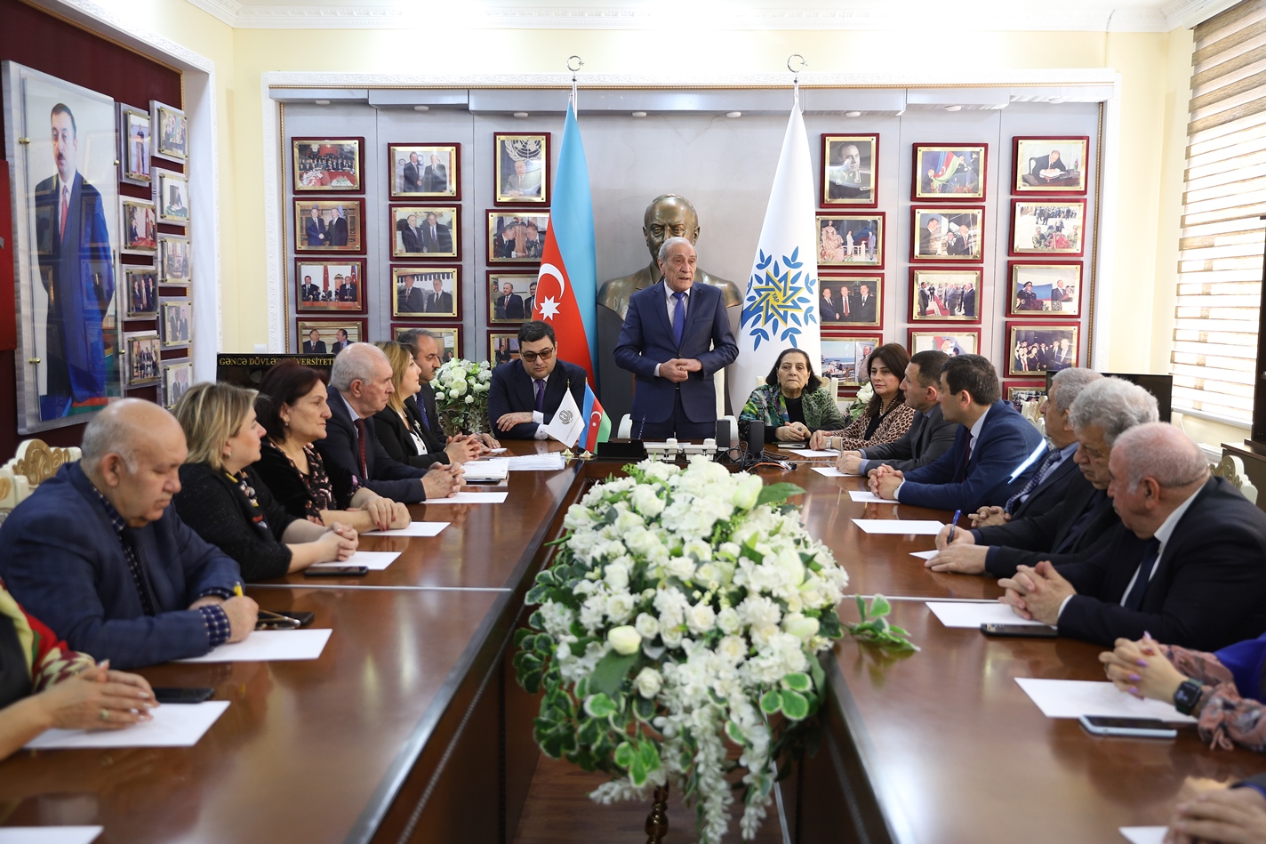 Gəncə Dövlət Universitetində tədbir keçirilib - FOTOLAR