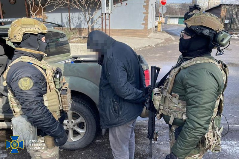 Ukrayna Təhlükəsizlik Xidməti Rusiya agentini tutdu - FOTOLAR