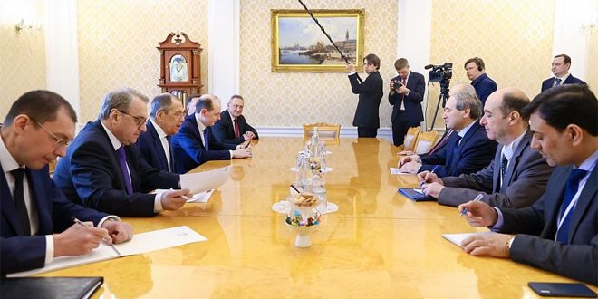 Lavrov Suriya XİN başçısı ilə görüşdü