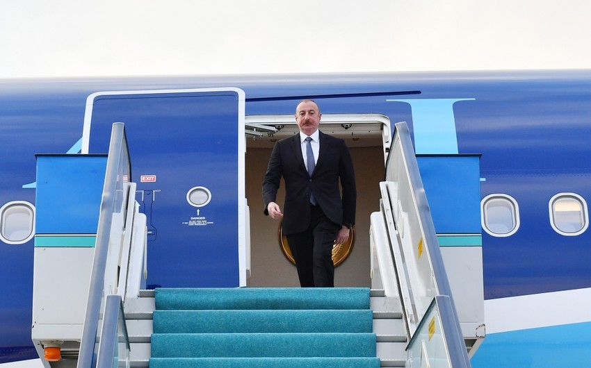 İlham Əliyev Türkiyəyə GETDİ