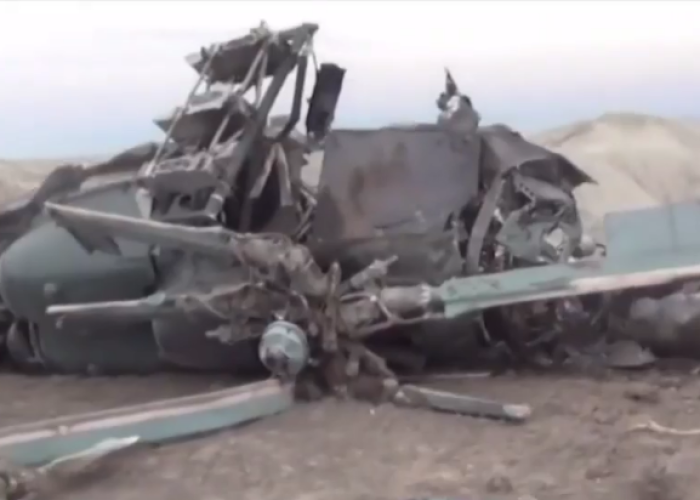 Hərbi helikopter qəzaya uğradı - Sağ qalan olmadı