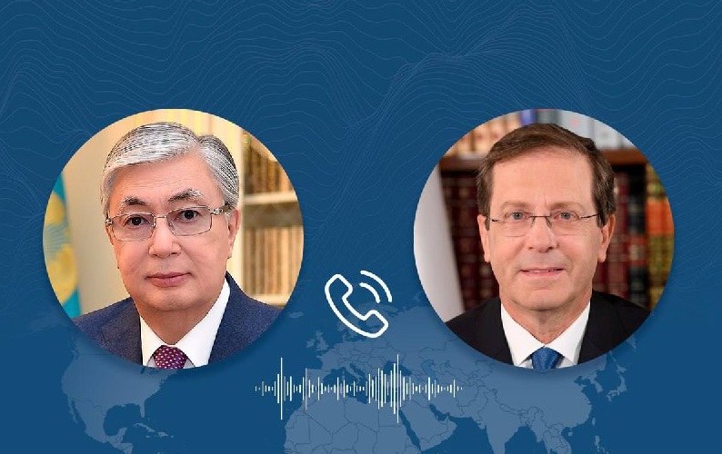 İsrail prezidenti Tokayevlə danışıqlar apardı