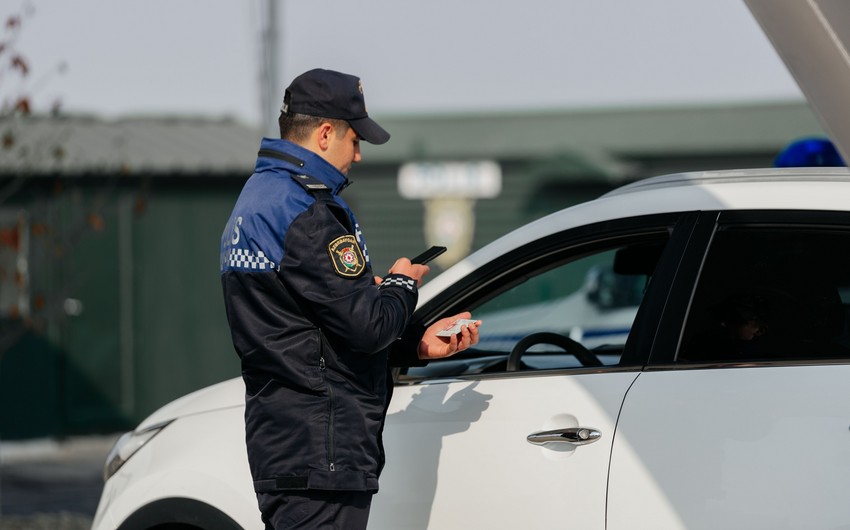 Polis azad olunmuş ərazilərdə belə xidmət edir - FOTOLAR