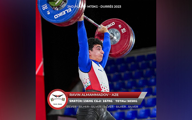 İdmançımız dünya birinciliyində 3 medal qazandı - REKORD