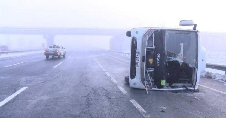Türkiyədə avtobus qəzası - 2 ölü, 21 yaralı