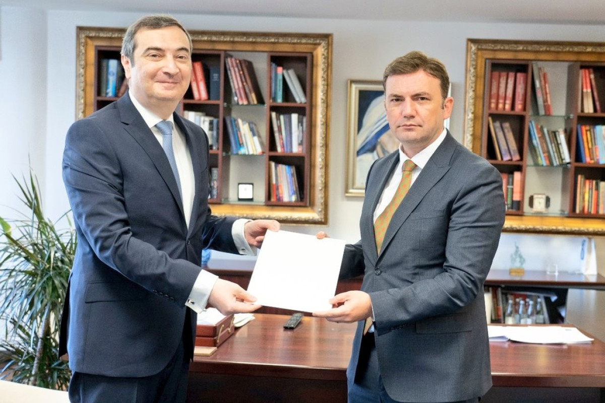 Xasiyev etimadnaməsinin surətini ATƏT sədrinə təqdim etdi - FOTO