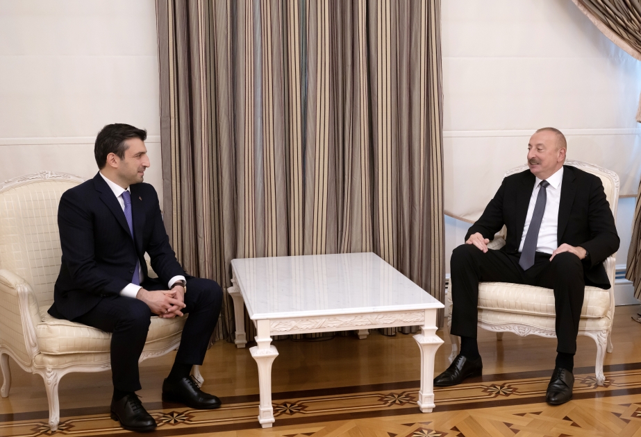 İlham Əliyev Selçuk Bayraktarı qəbul etdi