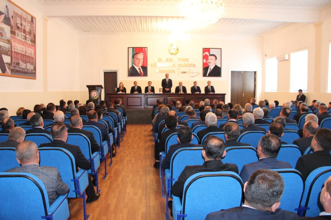 Goranboyda İcra Başçısı yanında Şuranın iclası keçirilib