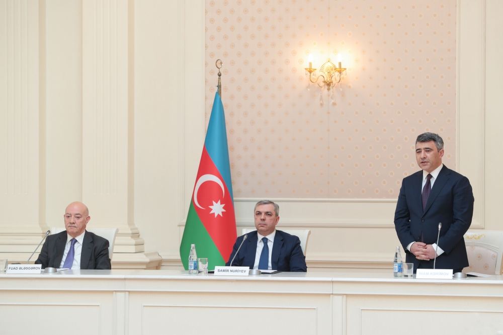 Ali Məhkəmənin yeni sədri kollektivə təqdim edildi
