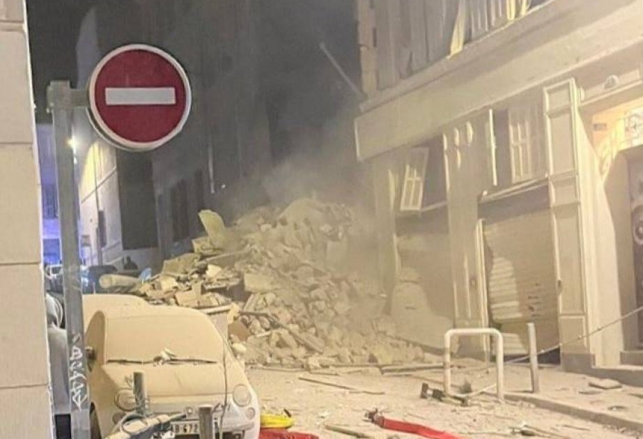 Marseldə bina çökdü: 5 nəfər yaralandı - YENİLƏNİB