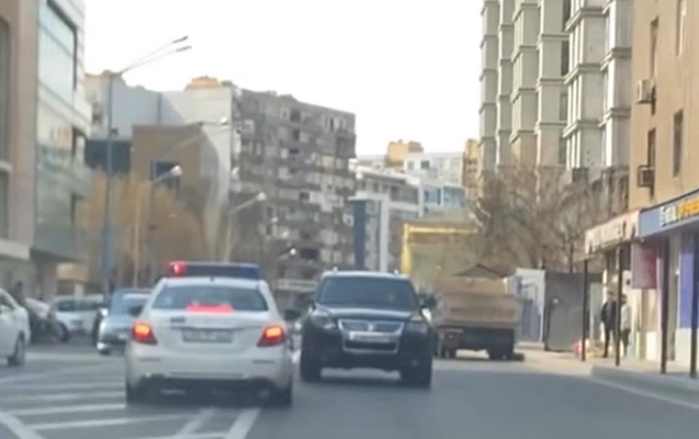 Əks istiqamətdə maşın sürən tələbə SAXLANILDI