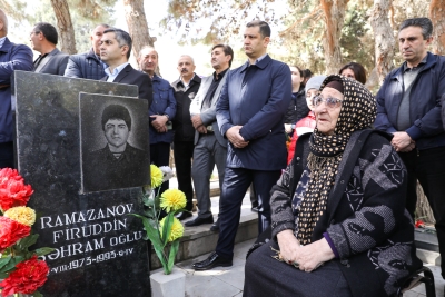Şəhid Mahir Quliyev və Firudin Ramazanovun xatirəsi anılıb - FOTOLAR