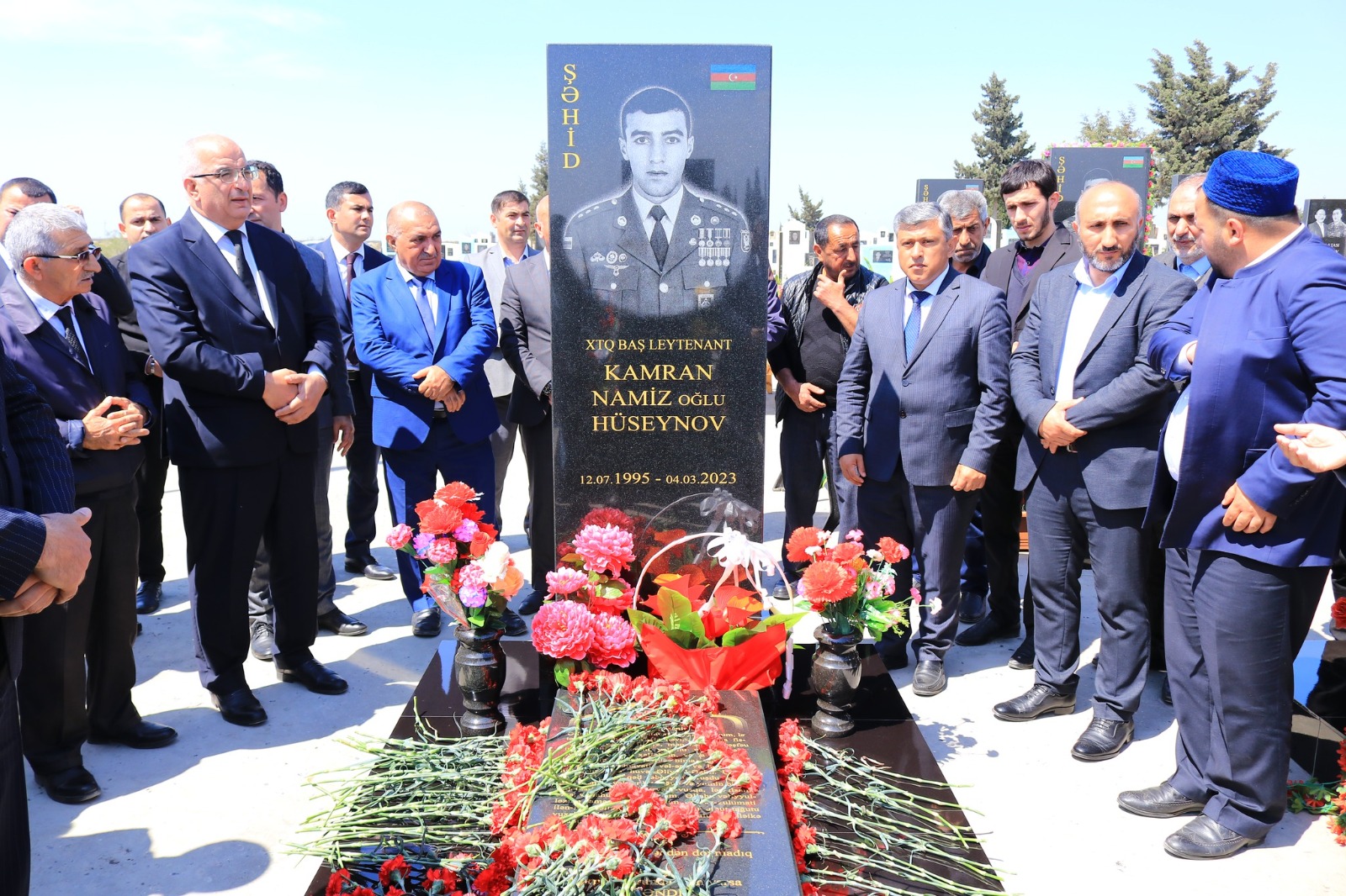 Neftçalada şəhidin 40 mərasimi keçirilib - FOTO