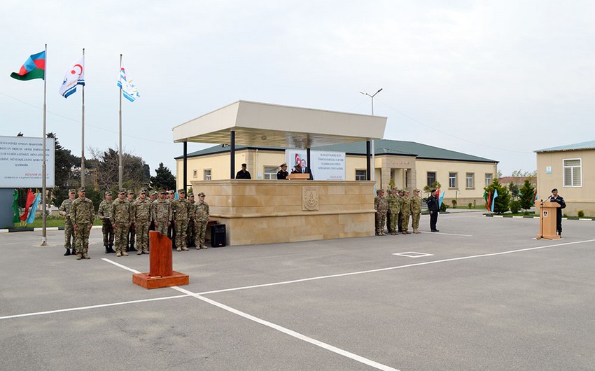 Dəniz komando kursunun buraxılış mərasimi oldu