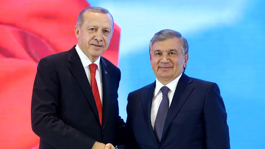 Ərdoğan Mirziyoyevlə telefon danışığı apardı 