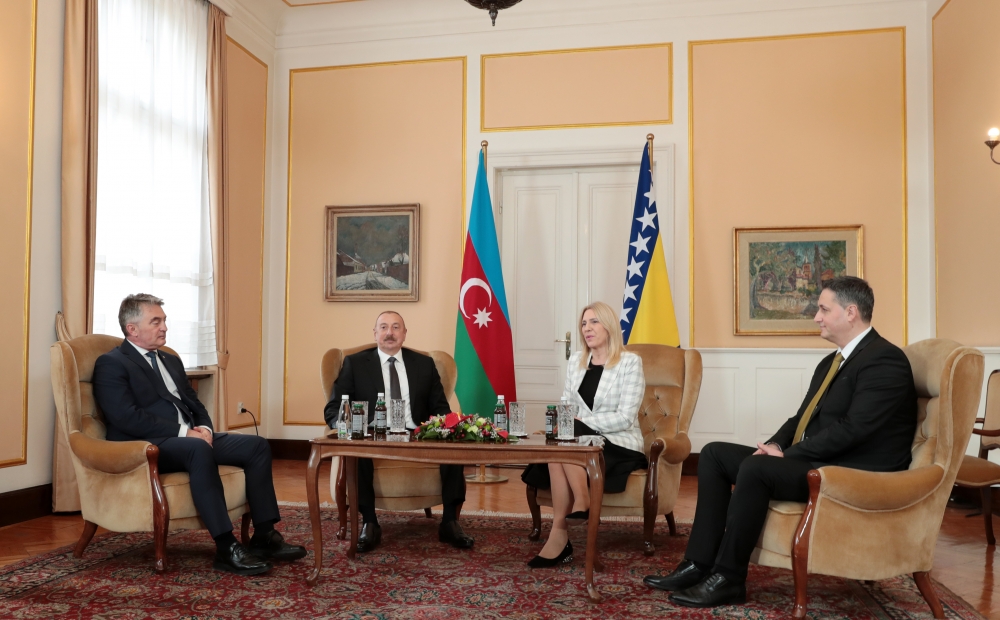 Prezident Bosniya və Herseqovina lideri ilə görüşüb