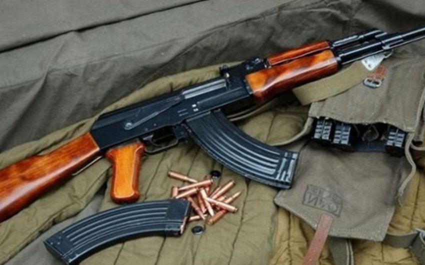 Bakı sakini “Kalaşnikov”la saxlanıldı