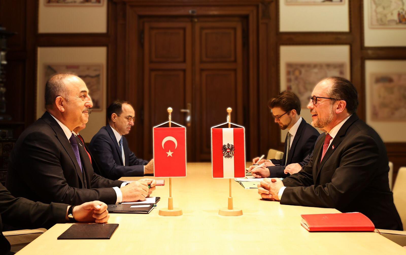 Çavuşoğlu avstriyalı həmkarı ilə Qafqazı müzakirə etdi - FOTO