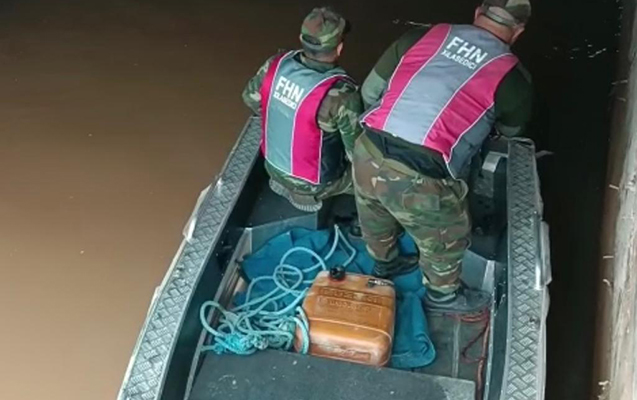 Kanala düşən hərbçinin axtarışları davam edir