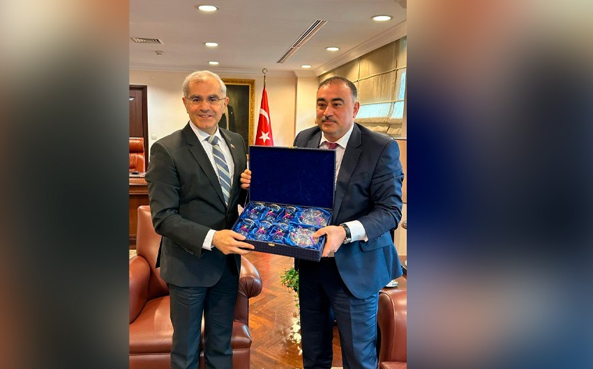 Azərbaycan səfiri Çavuşoğlunun müavini ilə görüşdü 