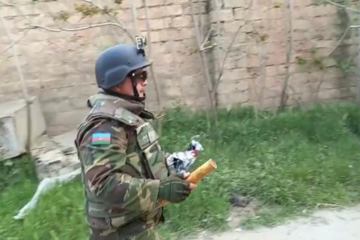 Bakıda qumbara, Naxçıvanda top mərmisi tapıldı - VİDEO