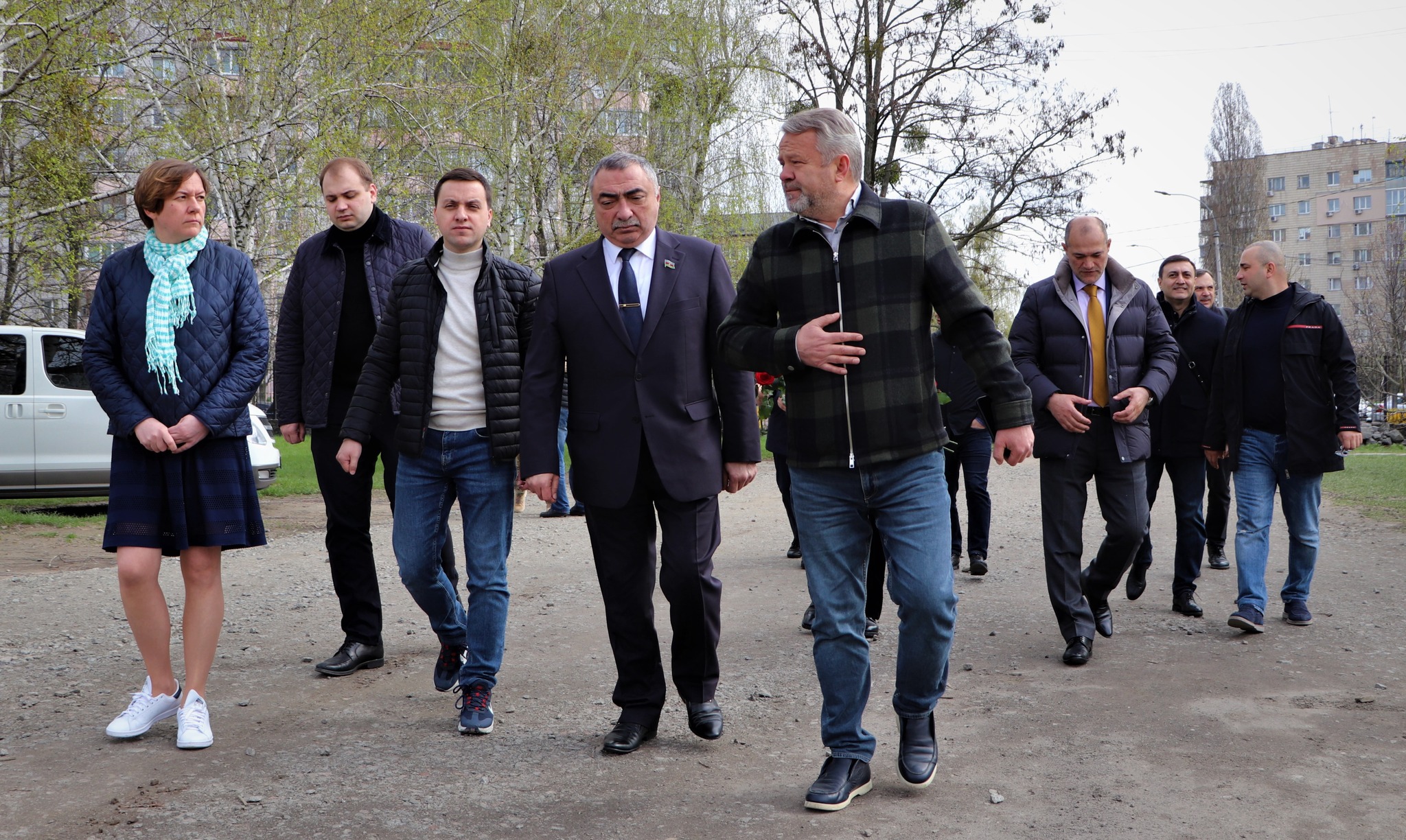 Azərbaycanlı deputatlar Buçada olublar - FOTO