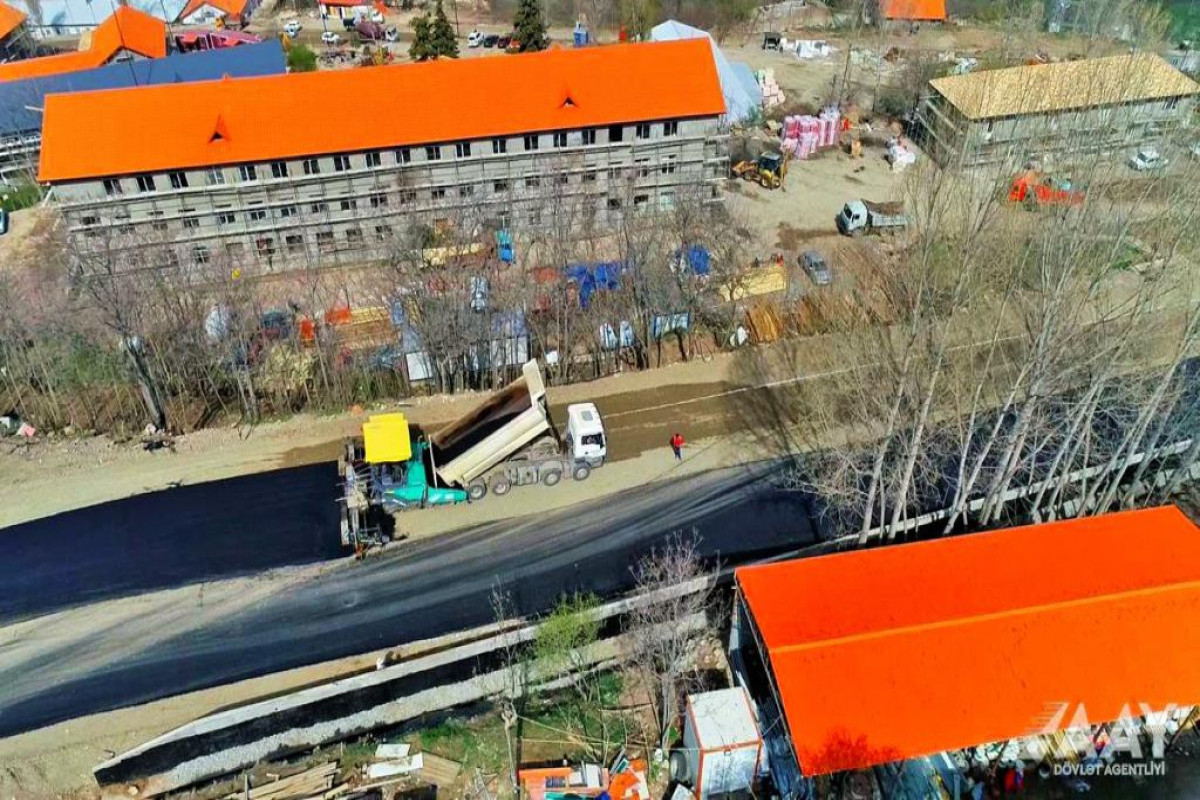 Laçında 59 kilometrlik yol çəkilir 