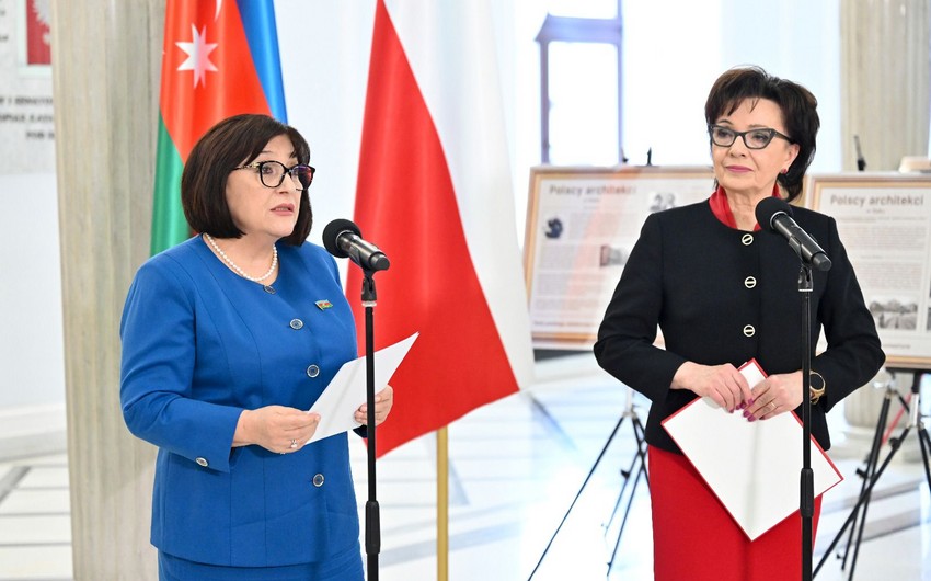 Spikerlər “Azərbaycanda Polşa irsinin inciləri” sərgisində - FOTO