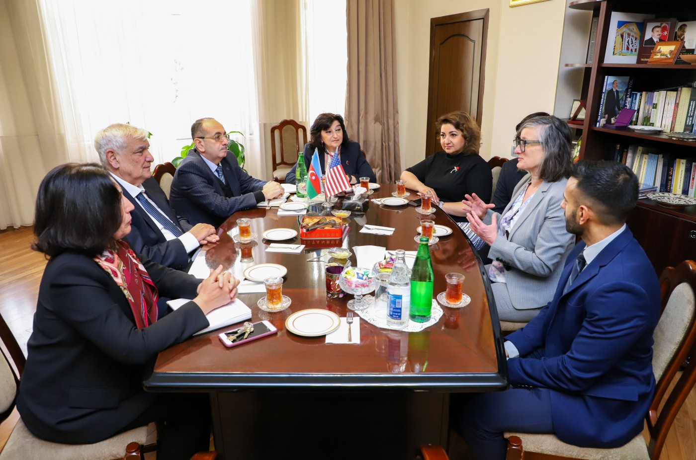 ADU-da ABŞ nümayəndə heyəti ilə görüş - FOTO