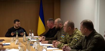 Zelenski Belarusla sərhəddə - VİDEO