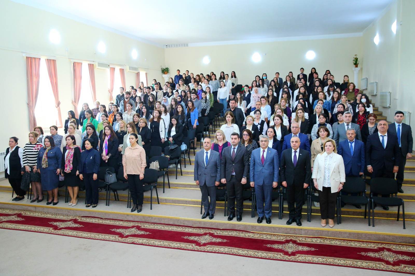Binəqədidə Heydər Əliyevin 100 illiyinə həsr olunan konfrans - FOTO