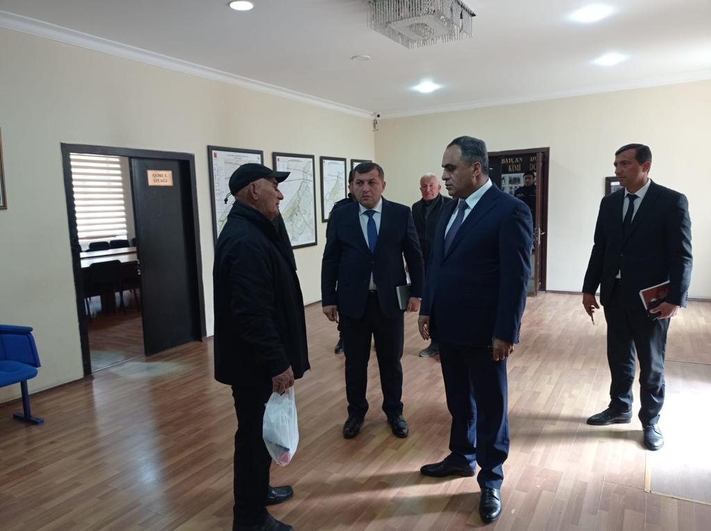 Goranboyda vətəndaşların növbəti qəbulu keçirilib