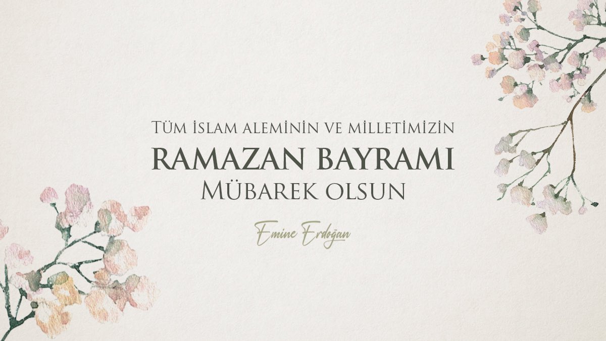 Əminə Ərdoğandan Ramazan PAYLAŞIMI
