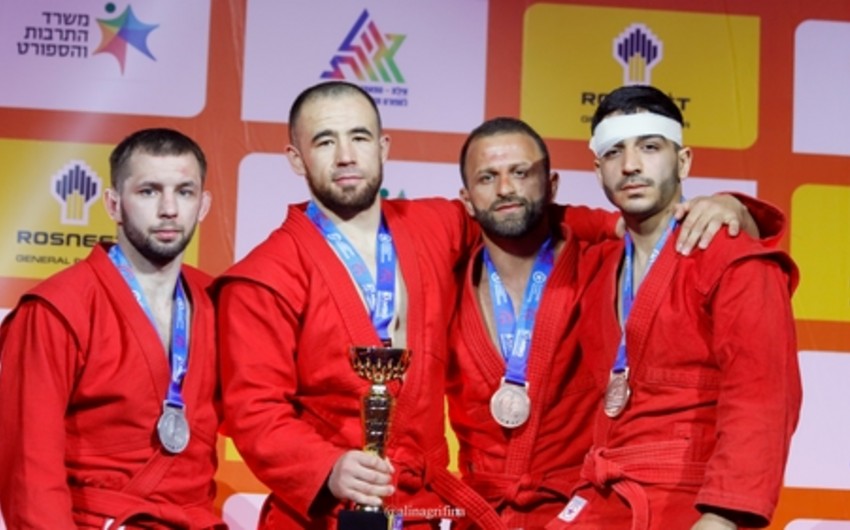 Samboçularımız Avropa çempionatında 4 medal qazandı - FOTOLAR