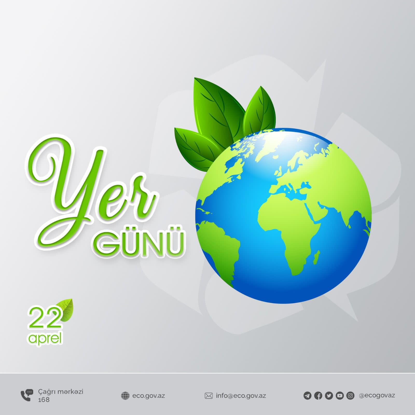 Beynəlxalq Yer Günündə planetimizə sərmayə qoyaq!