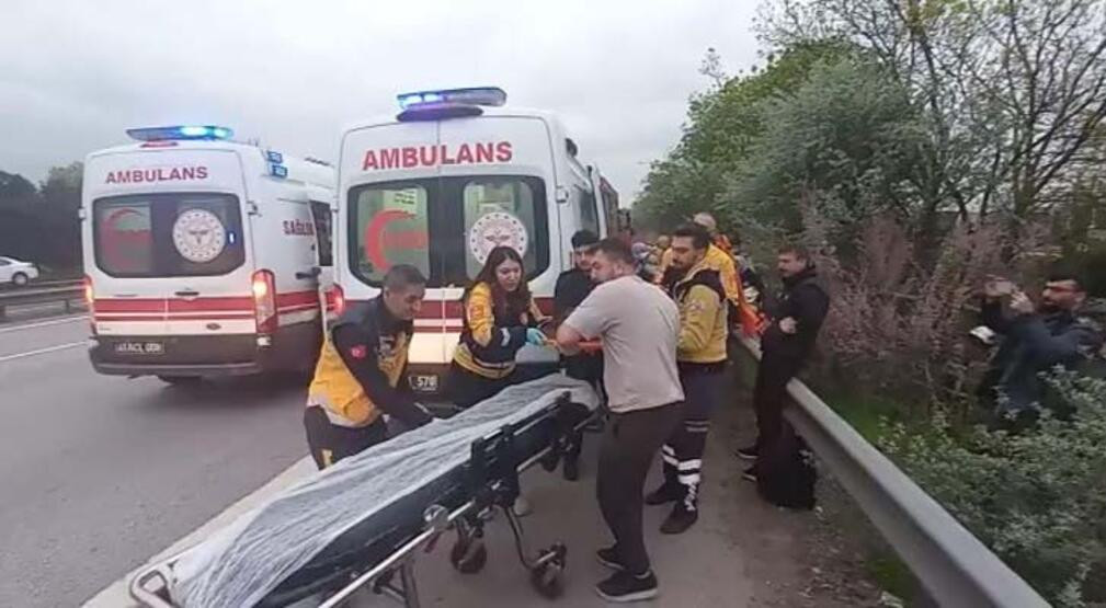 Avtobus qəzası - 13 nəfər yaralandı