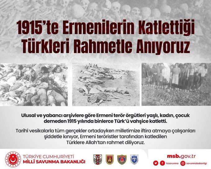 Erməni terrorçuları türkləri vəhşicəsinə öldürüb - Türkiyə MN