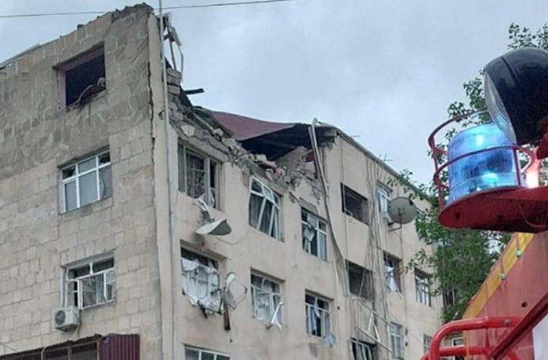 Partlayışda ölən qadının iki övladı yaralanıb - RƏSMİ
